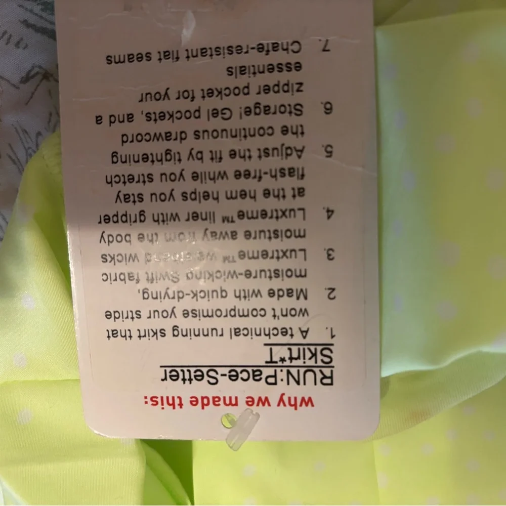 NWT Lululemon 6 Tall Pace Setter Women's Faded Zap Petit Dot tennis run Skirt - Picture 9 of 16